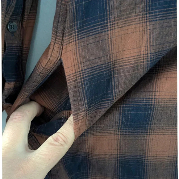 Allsaints Braxon Asymmetrical Plaid Shirt Dress - Picture 4 of 9